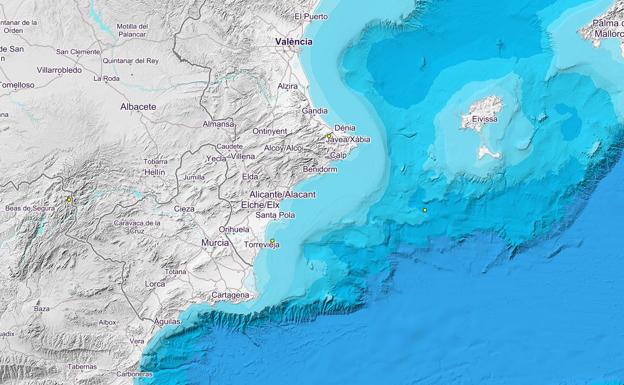 Terremoto de magnitud 1,9 en la costa entre Santa Pola y Alicante