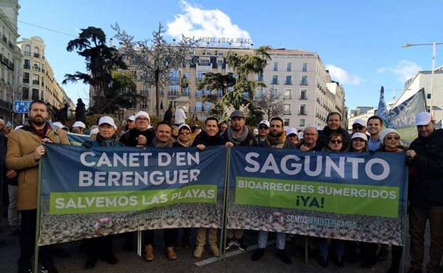 Sagunto y Canet d'en Berenguer se concentrarán frente a Demarcación de Costas el 3 de marzo