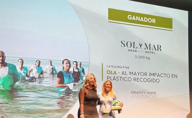 Sol y Mar Hoteles se alza con la Ola al mayor impacto en plástico recogido