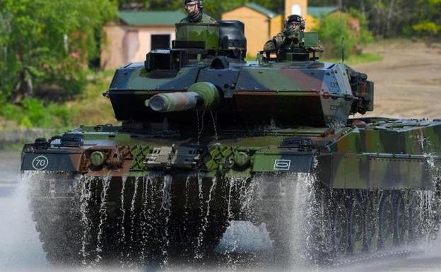 Alemania inicia el adiestramiento de soldados ucranianos para el manejo de tanques Leopard 2