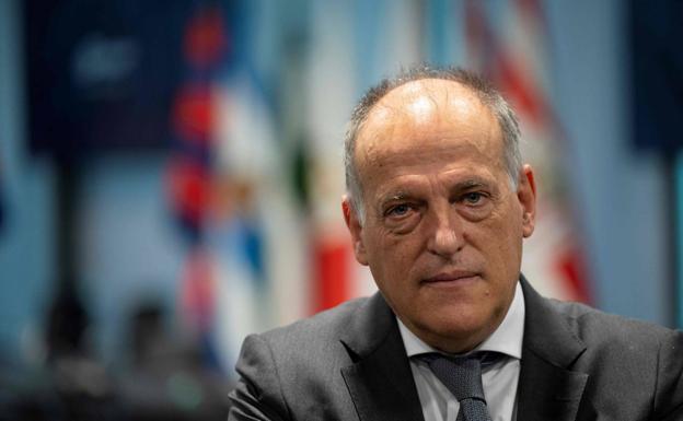 Tebas explica por qué el Barcelona no puede ser sancionado por el 'Caso Negreira'