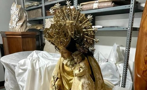 El Ayuntamiento de Valencia estudia colocar la Virgen de los Desamparados junto a la entrada del refugio de la guerra