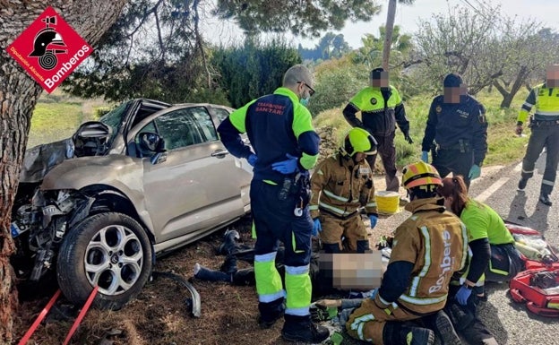 Fallece un conductor octogenario en una accidente en Benissa