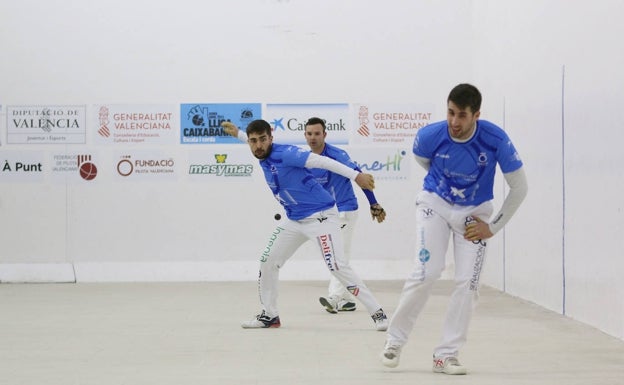 Francés, Santi y Carlos, a punto de quedar eliminados de la Lliga de escala i corda