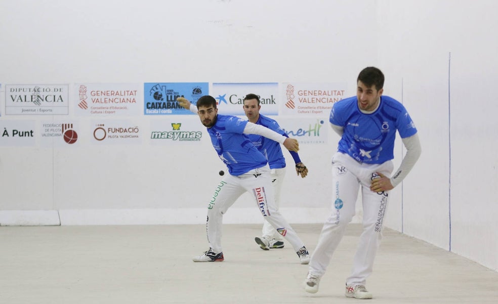 Francés, Santi y Carlos, a punto de quedar eliminados de la Lliga de escala i corda