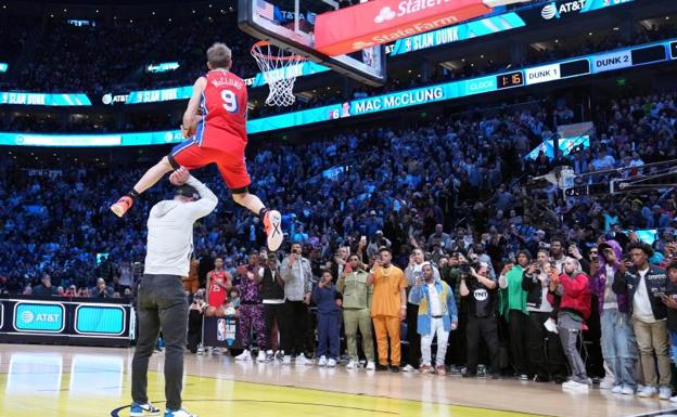 Pero quién es McClung: un desconocido gana el concurso de mates del All Star de la NBA