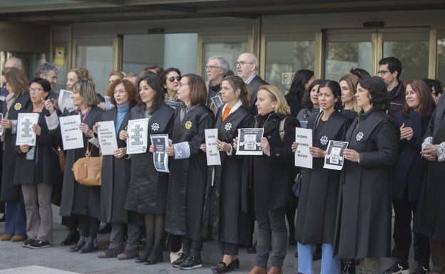 La huelga obliga a cancelar casi 15.000 vistas judiciales con menos de 48 horas de aviso