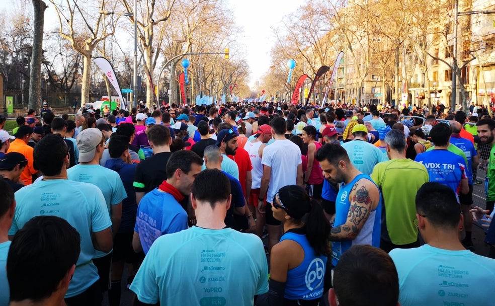 Un récord agridulce en el medio maratón de Barcelona