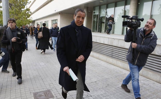 El ponente del caso Erial comunica que se abstiene en el juicio a Zaplana