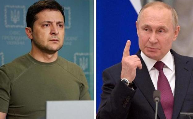 Zelenski y Putin: un año de guerra de liderazgos