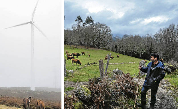 El viento encabrita Galicia