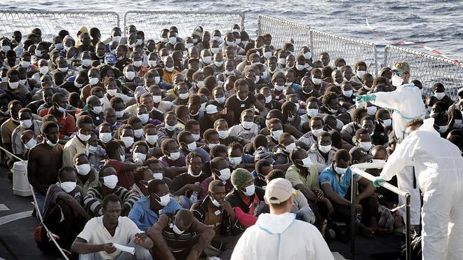 Rescatados 1.656 inmigrantes este fin de semana en las costas italianas