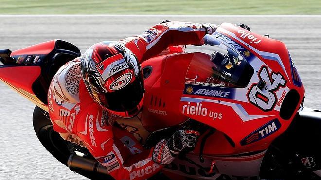 Dovizioso supera a Márquez en ensayos líbres del GP de Aragón de MotoGP