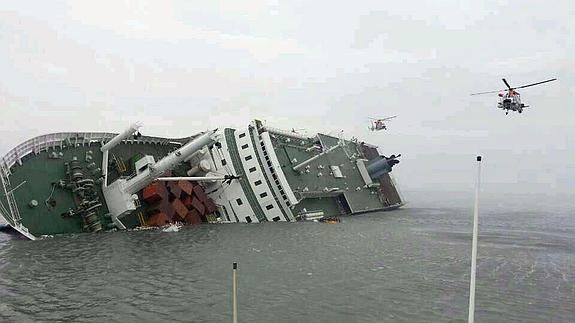 El Sewol se hundió por un cúmulo de causas