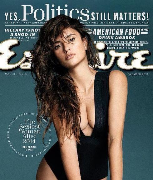 Penélope Cruz, escogida como la mujer más sexy del mundo