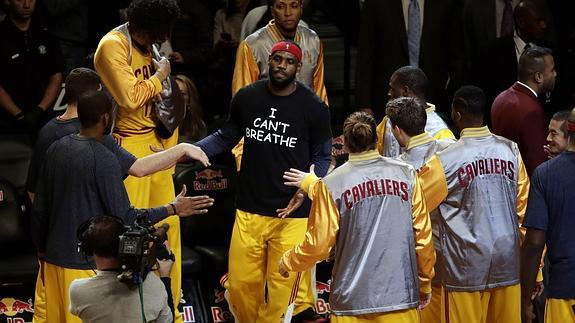 LeBron James se une a la protesta por Eric Garner