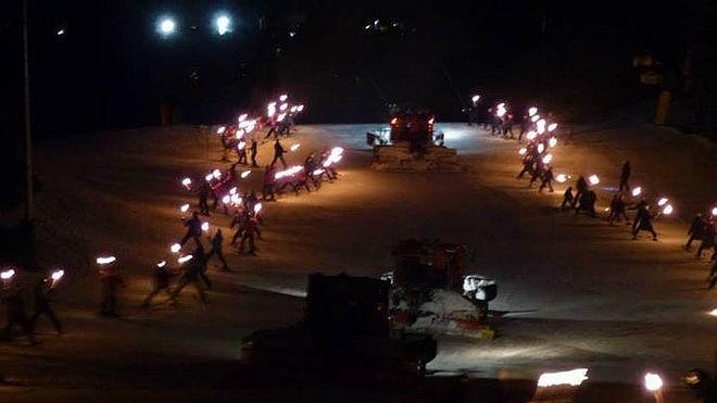 Los Reyes Magos llegan a la nieve