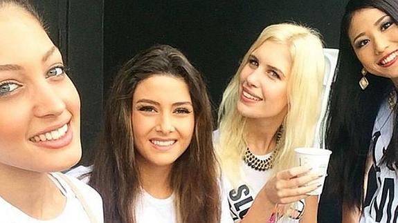 El 'selfie' de la discordia en Miss Universo