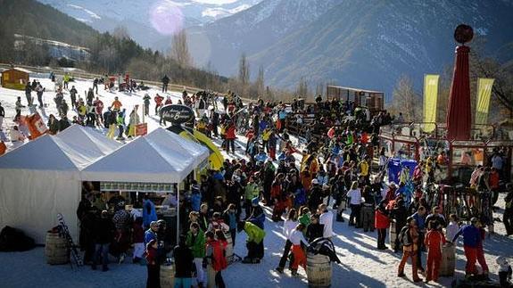 Alta gastronomía entre nieve