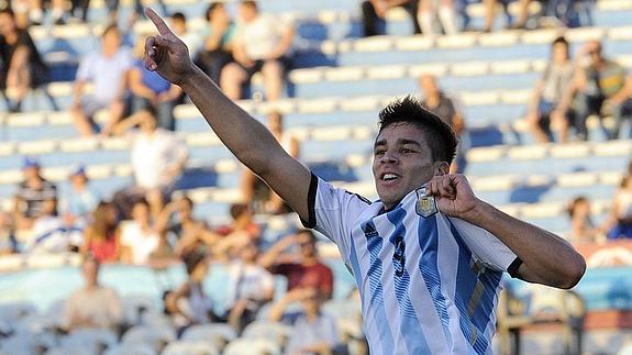 Giovanni Simeone, un obsesivo del gol que brilla en el Sudamericano Sub-20