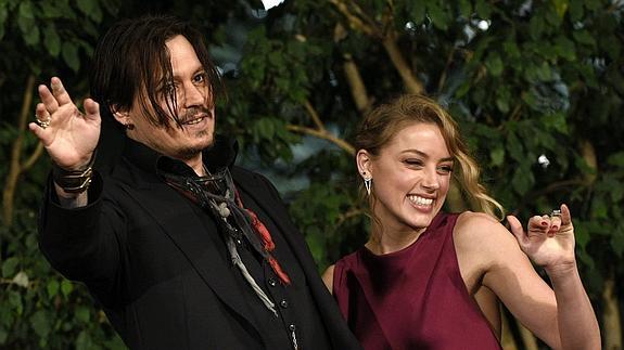 Johnny Depp y Amber Heard aplazan la luna de miel