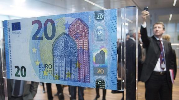 Así es el nuevo billete de 20 euros