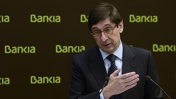 Goirigolzarri considera «falaz» contraponer los intereses del contribuyente a los de Bankia