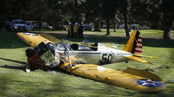 Harrison Ford, «estable» tras sufrir un accidente de avioneta