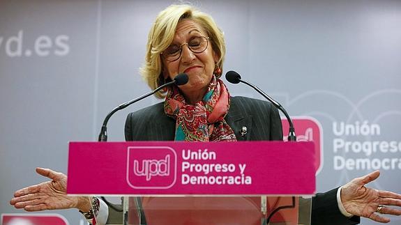 Rosa Díez ignora las peticiones de dimisión en UPyD por el fracaso en las andaluzas