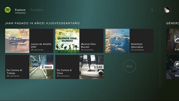 Spotify llega a las consolas