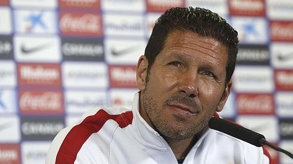 Simeone: «Nos centramos en el Depor; de aquí al miércoles pueden pasar mil cosas»