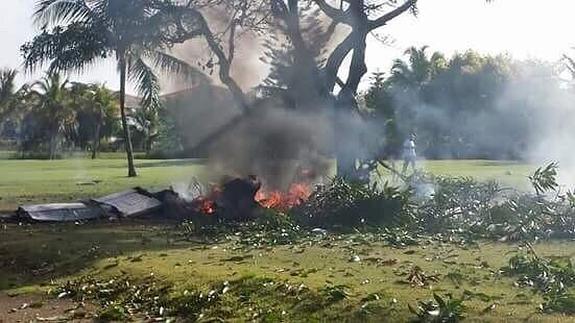 Mueren dos españoles en el accidente de una avioneta en Punta Cana