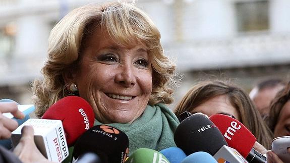 Podemos se querella contra Esperanza Aguirre