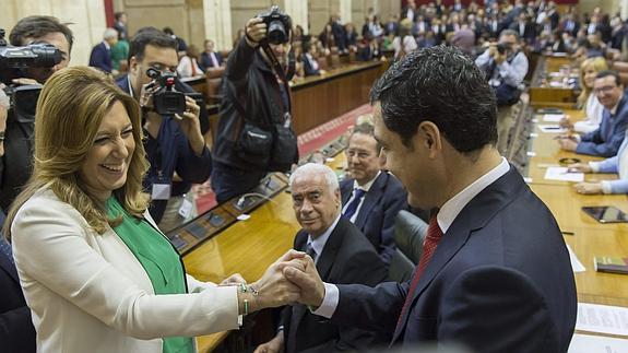 El PSOE cree que la investidura de Susana Díaz será en la segunda votación