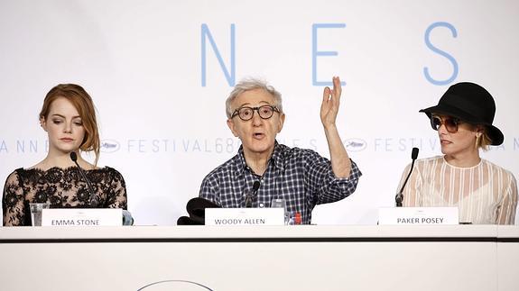 Woody Allen presenta en Cannes 'Irrational Man'