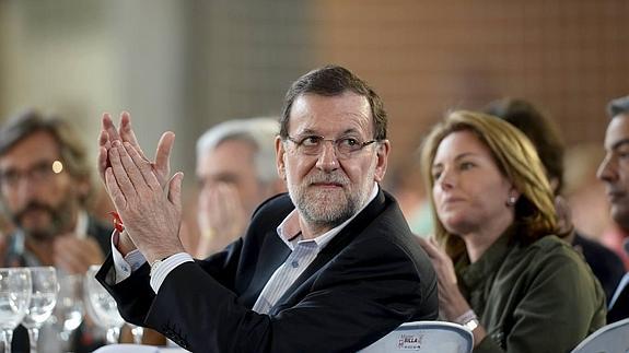 Rajoy afirma que el PP es garantía de «la unidad de la nación española»