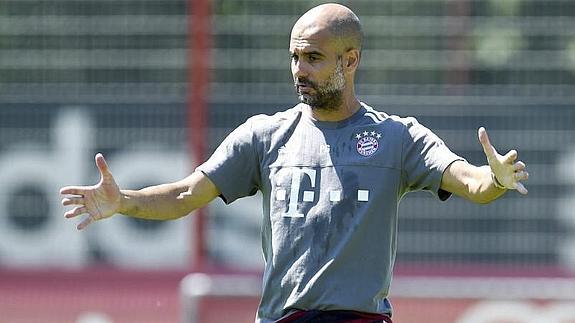 Pep Guardiola y Thomas Müller acaban a gritos en un entrenamiento