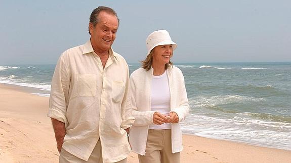 Jack Nicholson y Diane Keaton enamoran a la audiencia