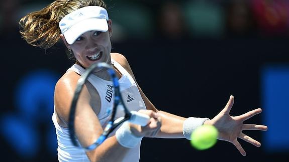 Garbiñe se encuentra centrada en el torneo tras la ruptura con su entrenador