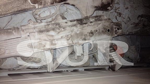 Hallan armas y explosivos en el maletero de un coche en Málaga