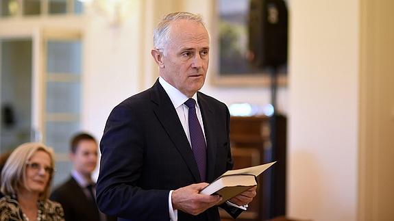 Malcom Turnbull jura su cargo como primer ministro de Australia