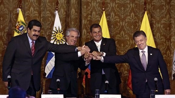 Colombia y Venezuela acuerdan normalizar sus relaciones diplomáticas