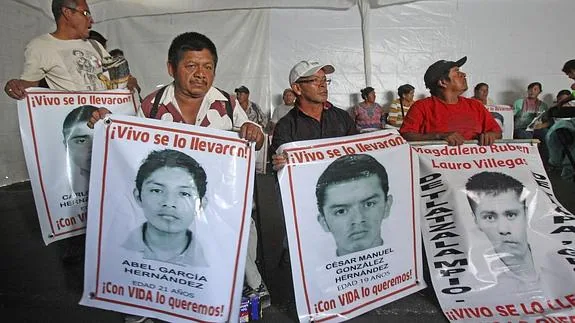 Peña Nieto decepciona a los padres de los 43 estudiantes desaparecidos de Iguala