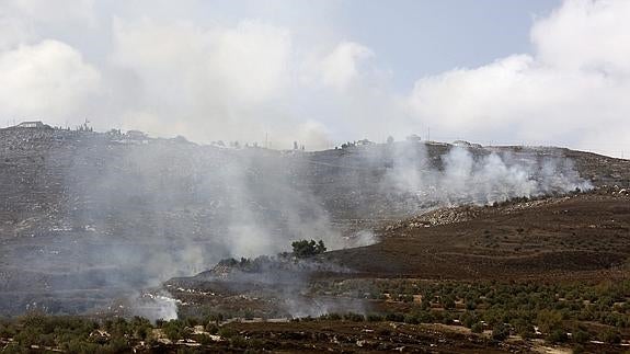 Un grupo de palestinos incendia la Tumba de José, lugar sagrado en Nablus