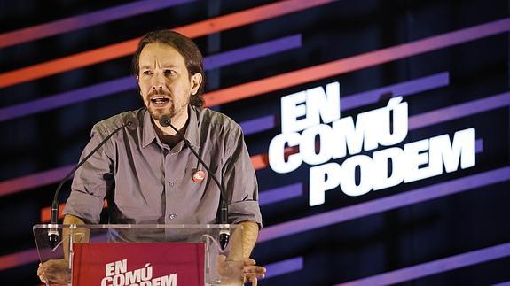 Pablo Iglesias abandera el derecho a decidir para ganar las generales en Cataluña