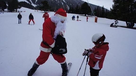 Vestirse de Papá Noel tiene premio