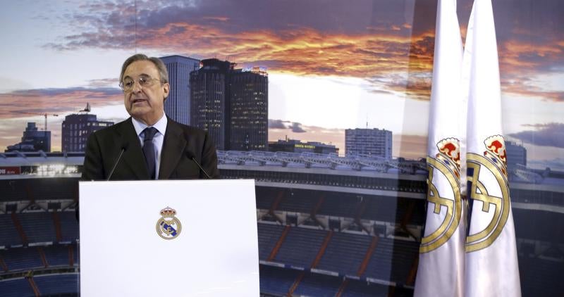 Florentino Pérez: «Tenemos obligación de ser ejemplares y transparentes»