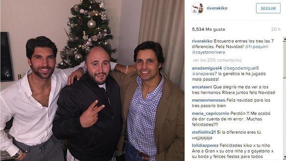 Los hermanos Rivera, juntos por Navidad