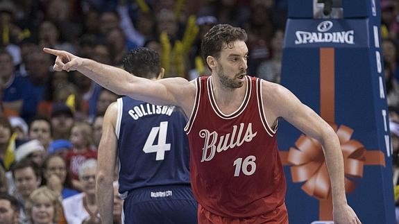 Pau Gasol y Butler guían a los Bulls en el triunfo sobre los Thunder de Ibaka