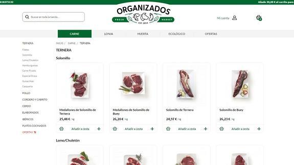 Organizados.es, la startup española para comprar productos frescos por internet